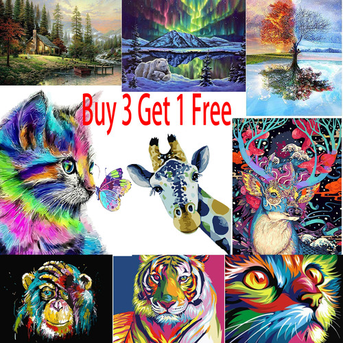 Diy oil painting kit - kit, paint