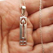 NECKLACE sterling silver long