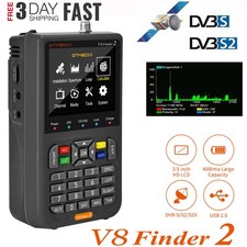 GTMEDIA V8 DVB-S2/S2X Satellite Digital TV Signal Finder Meter CVBS HDMI WIFI
