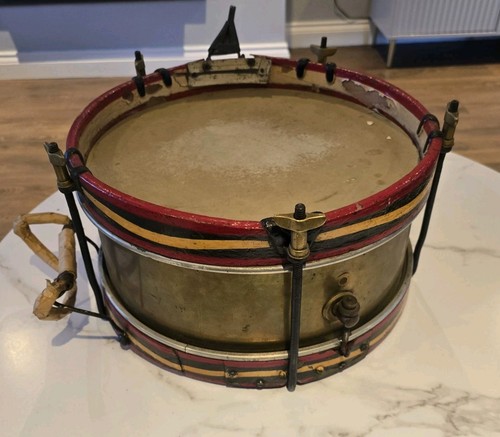 Vintage brass and wooden - brass,