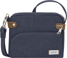 Travelon Anti-Theft Heritage Crossbody Bag, Indigo One Size, 