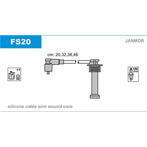 Janmor fs20 ignition cable kit - janmor,