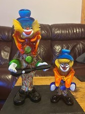 Murano Glass Clown Set