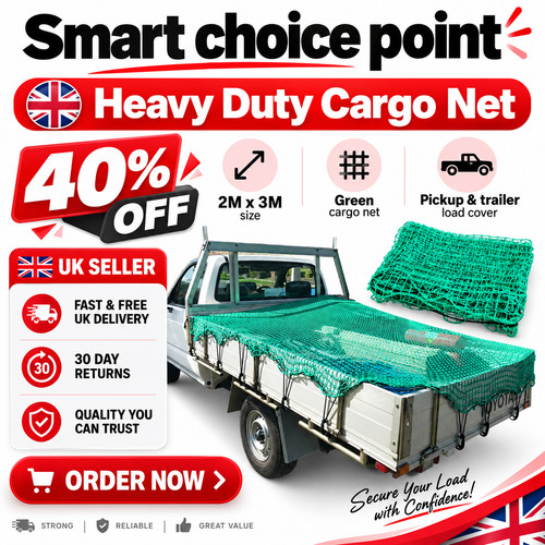 Universal heavy duty cargo net - universal,