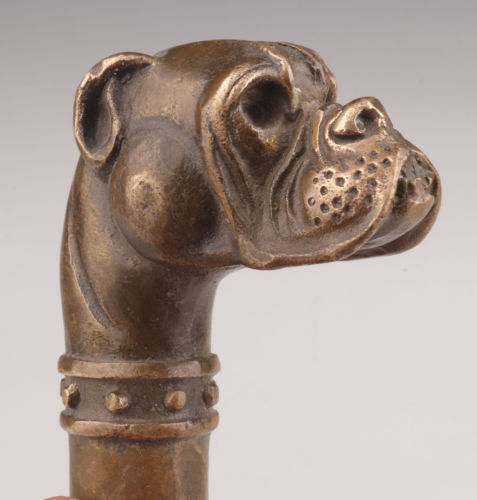 Antique old cane walking stick - old,