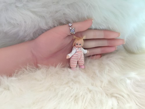Ooak miniature baby girl - baby,