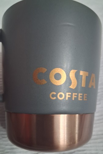 Costa coffee mug - grey, copper