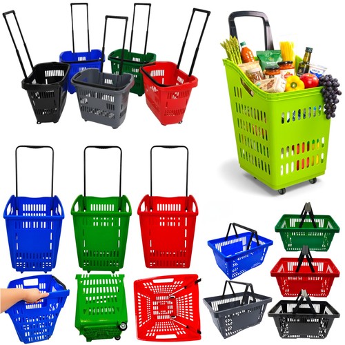Plastic shopping basket heavy - shopping,
