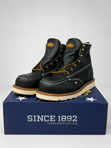 Thorogood 804 6201 black - thorogood, 6"