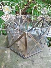 Vintage Brass and Glass