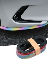 Auto Front Bumper Protector Strip Side Skirt Car Front Lip Rubber Body Decor