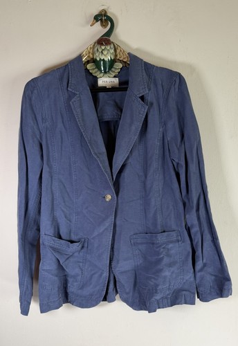 Per una linen blend blazer - una,