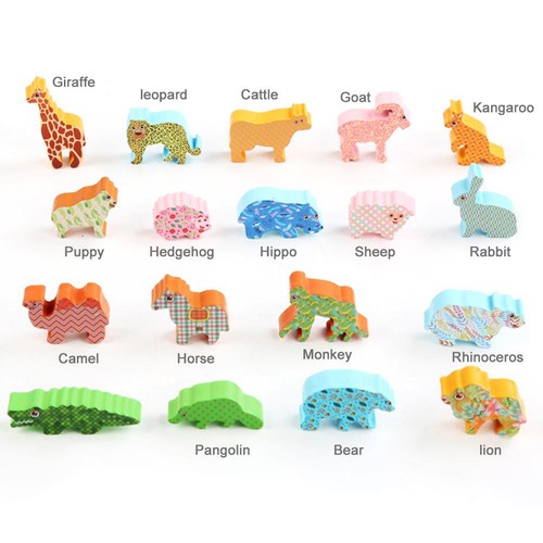 Stacking animal balance - stacking, boat