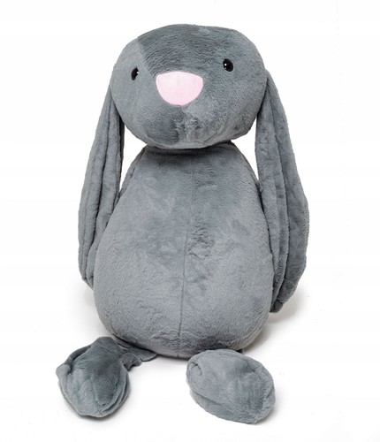 Large plush rabbit 120cm - rabbit, grey