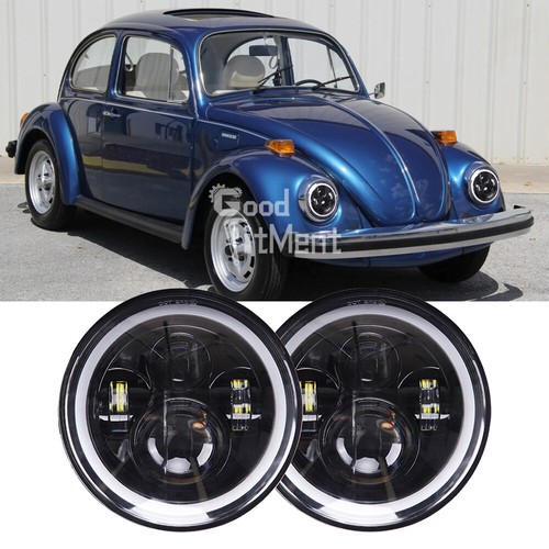 Pair led headlights hi - led,