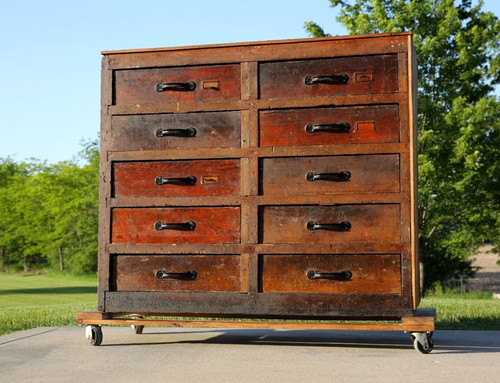 Antique apothecary cabinet - antique,