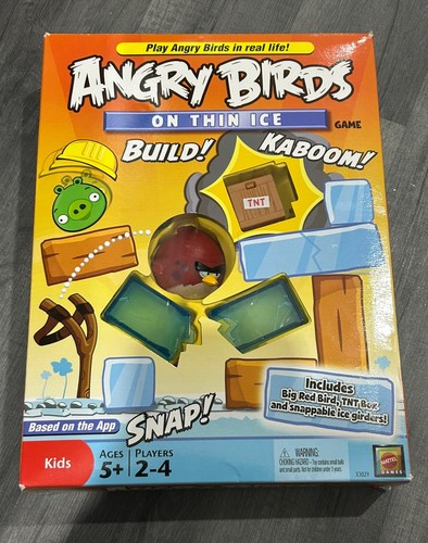 Angry birds thin ice game - angry,