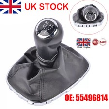 55496814 Gear Stick Shift Knob & Gaiter Boot 5 Speed for Vauxhall Corsa E Adam