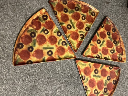 Melamine pizza slice shape - melamine,