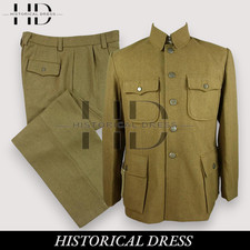 WW2 Khaki Field Uniform Jacket | WWII British Army Repro Military Coat
