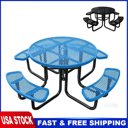 Inch round metal picnic - round,