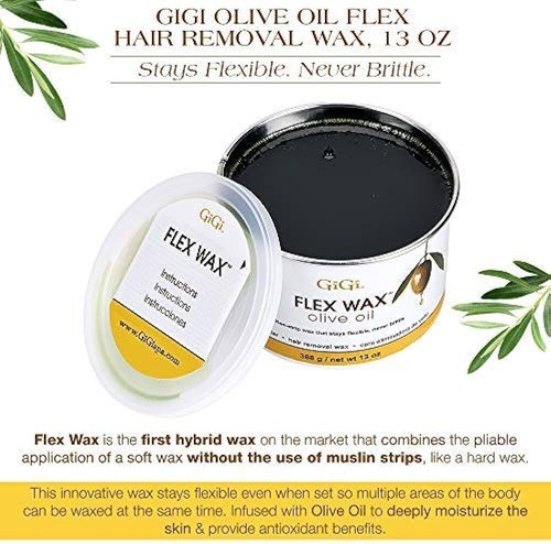 Gigi olive oil flex wax - flex, 13oz