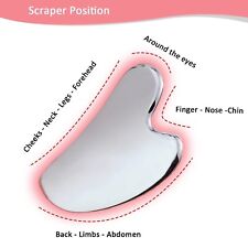 Metal Gua Sha Cold Facial Body Massage Chinese Medicine ICE Scraping Tool
