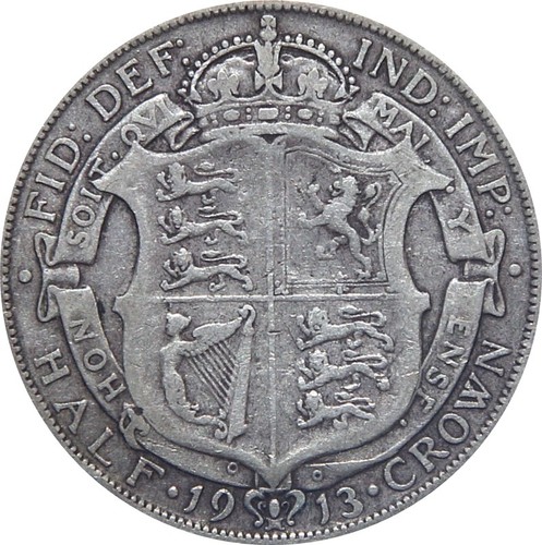 1911 1919 george - v, silver