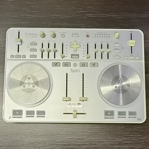 Vestax spin white silver - spin, white/silver
