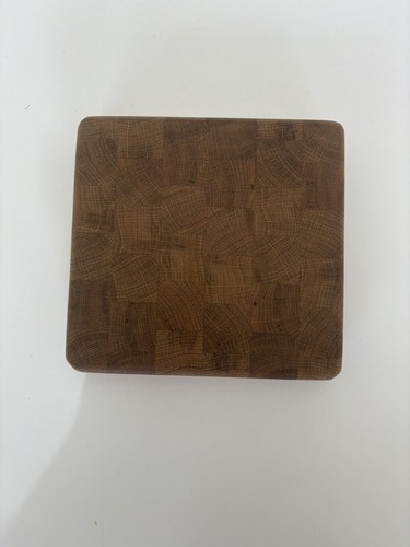 Solid oak butchers block - oak, end