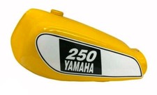 YAMAHA XT 250 3Y3 4Y1 YELLOW PAINTED PETROL TANK 1980-1990/COMPATIBLE FOR