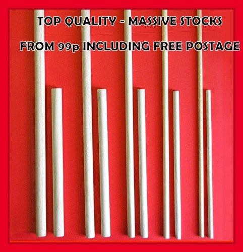 Wooden dowels 30cm 60cm - dowels, or