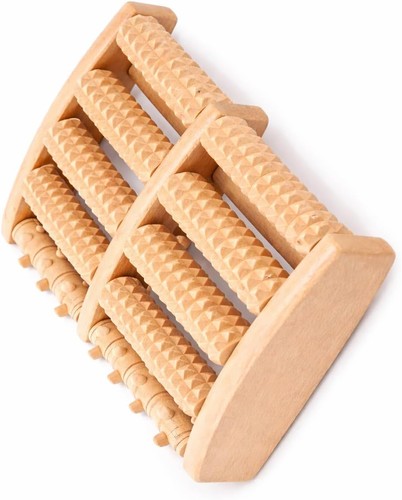 Wooden foot massager - foot, roller