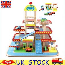 Wooden 3 Storey Garage Pretend