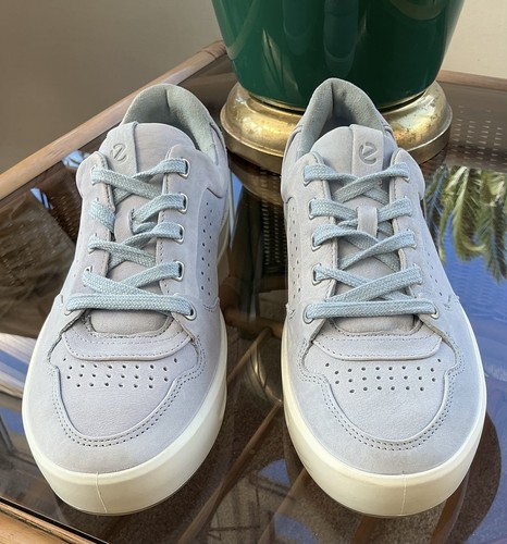 Ecco light blue leather - blue,