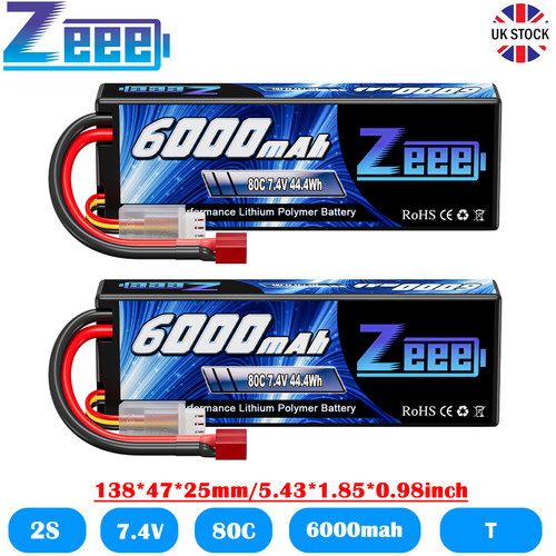 Zeee lipo battery t - 7.4v, 2s