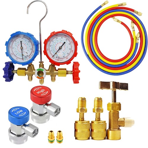 Refrigerant manifold gauge - manifold,