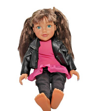 Design A Friend Doll. leather jacket