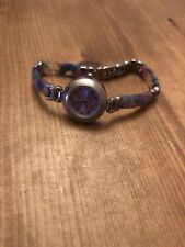 Woman’s Figaro Watch Mother Of Peal Style Strap Multicoloured Battery Powered…..