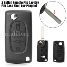 3 Button Remote Flip Car Key
