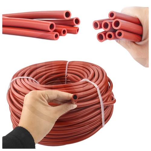 Red silicone vacuum vac - vac, hose