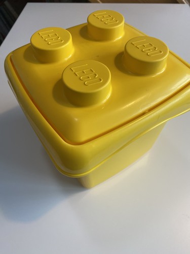 Lego yellow storage box - , 8