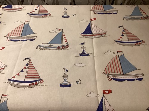 Half metre cotton curtain - half,