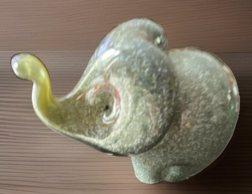 Langham grey glass elephant - langham,