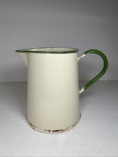 Vintage Enamel Jug / Pitcher /
