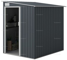 Alleyway Pent Metal Shed -
