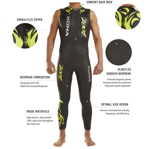 Zoot kona sleeveless wetsuit - sleeveless,