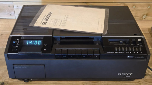 Vintage sony betamax 8080ub - betamax, sl-8080ub