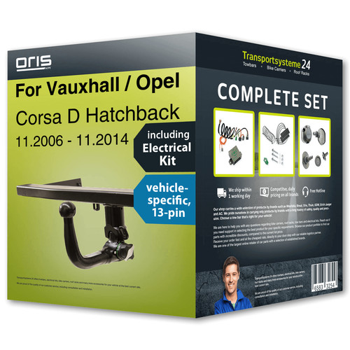 Towbar detachable for vauxhall - towbar,