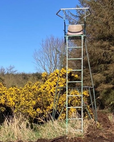 High seat for deer stalking - , or